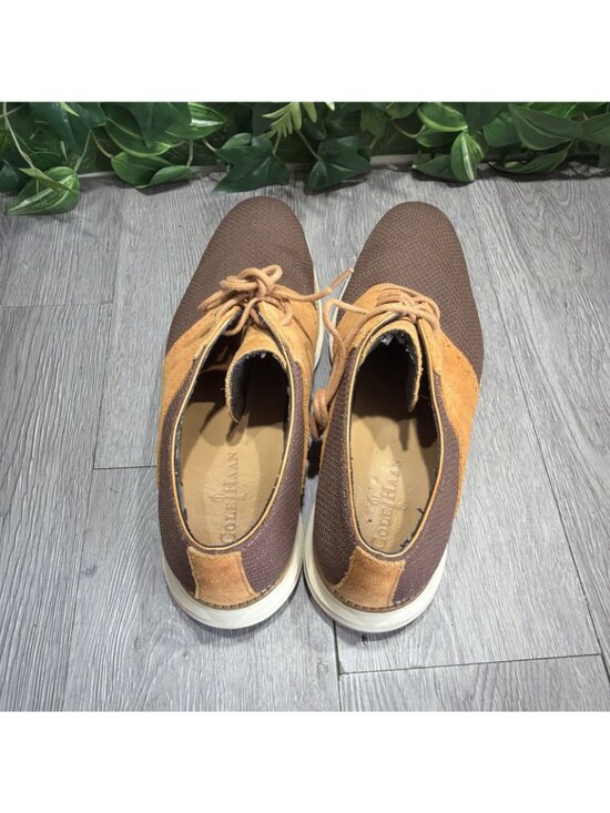 Cole Haan Men’s Lunargrand Saddle Oxford Mesh Brown Suede Size 11 main image 6